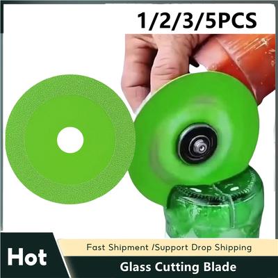 Lot Glass Cutting Disc Diamond 100mm Marble Saw Ceramic Tile Jade Crystal Wine Bottles Grinding Chamfering Glass Cutting Tool