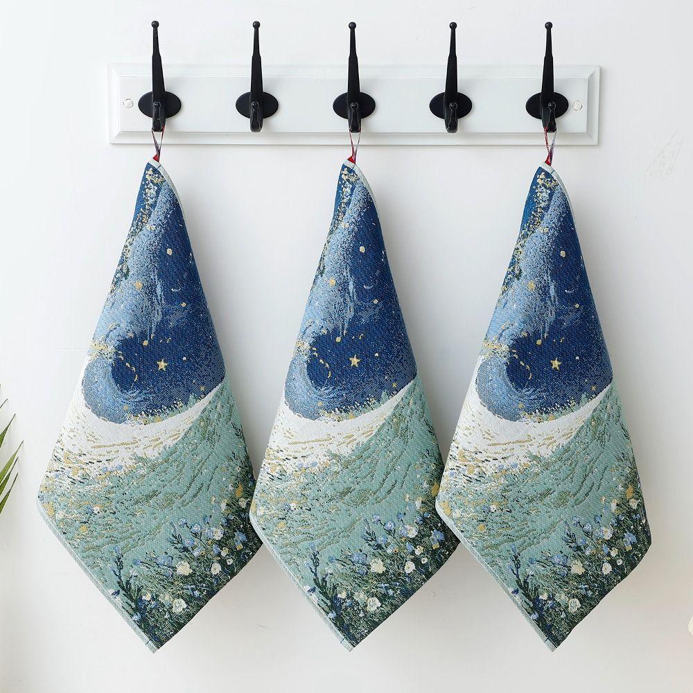 4 Layer Cotton Gauze Kitchen Towel Quick Dry Pure Cotton Dish Cloth Cute Tea Towel Home Restaurant