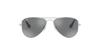 Sunglasses AVIATOR SHINY SILVER Japan 52 0RJ9506S JUNIOR Kids (Shiny Silver) (FREE Size) [Kids Model] 212/6G