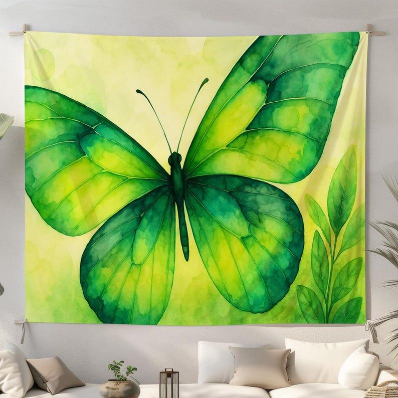 Butterfly tapestry 75x100 чёрный