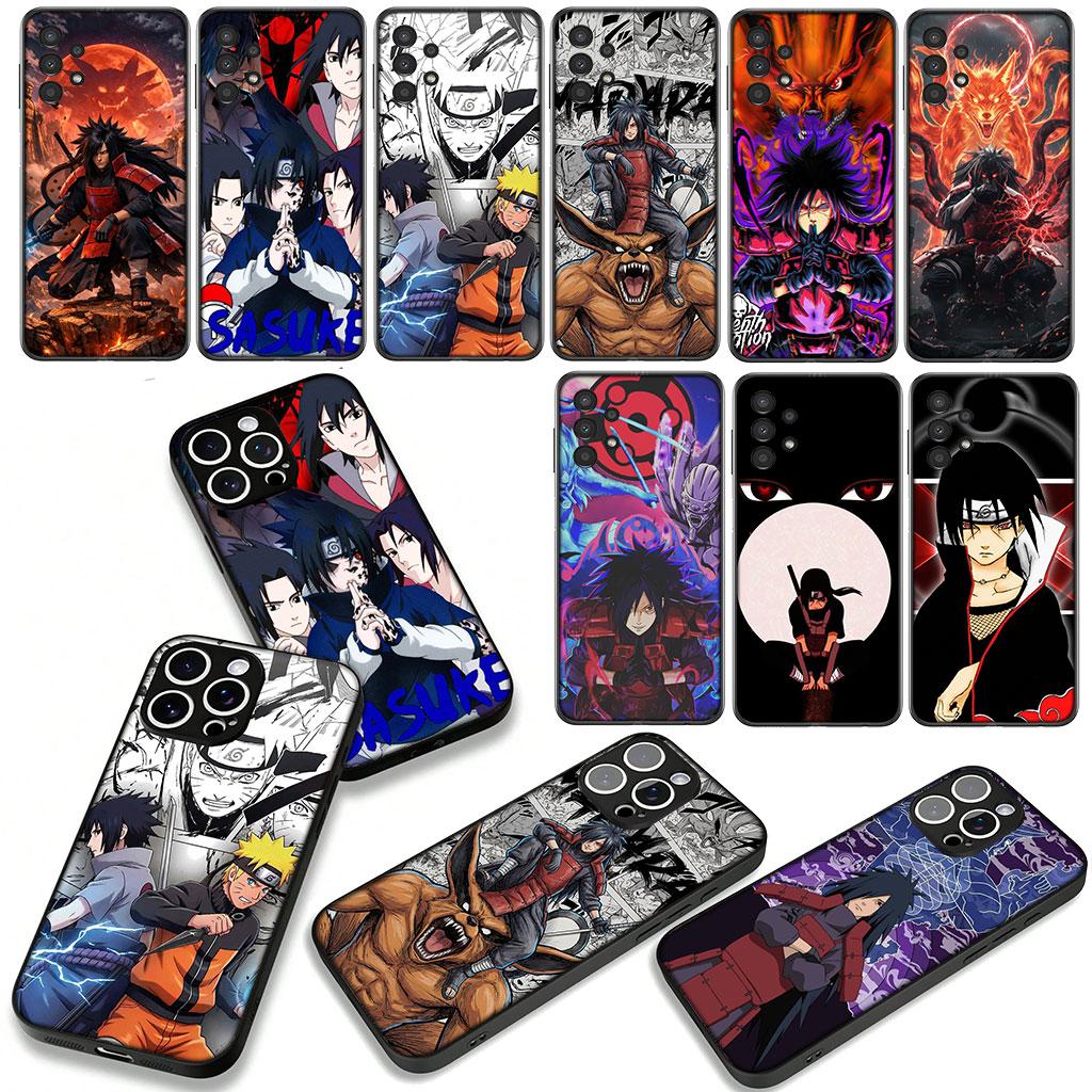 for Motorola Moto G54 G05 G24 G55 G75 G85 G15 G86 Power Edge 50 30 Fusion neo Pro Case Madaras Uchiha Sasuke Narutos Akatsuki