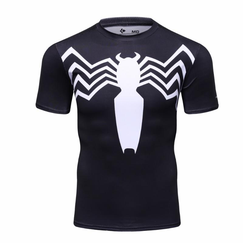 Summer Men's 3D Printed Marvel Avengers Alliance Deadpool Pattern T-shirt, Street Round-neck Short-sleeved Adult Sports Shirt