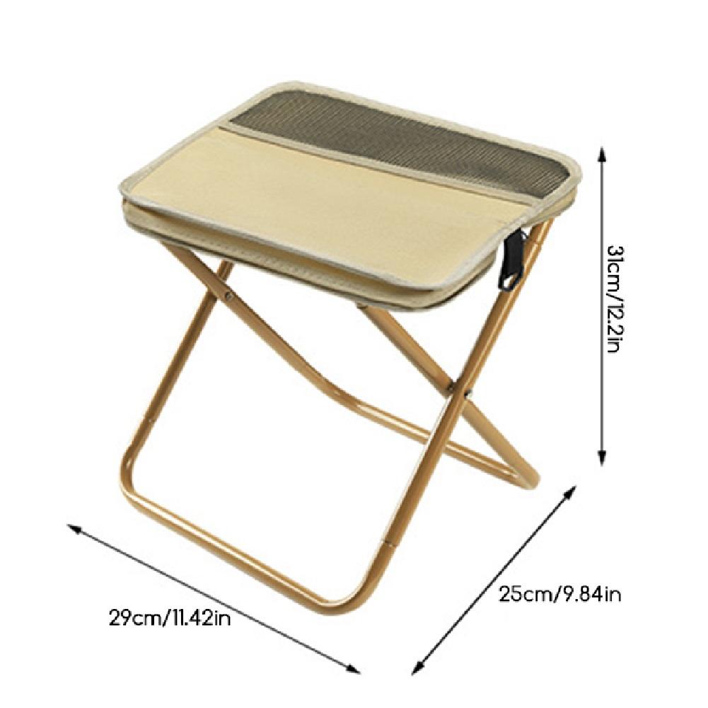 Foldable Backpack Stool for Outdoor Camping Portable Mini Chair Stool for Hiking Fishing Picnic Foldable Stool with Carry Bag