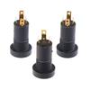 392A 3.5Mm Female Music Video Jacks Socket with Threaded Nut Design Flame Retardant Shell For Secure Installation 5Pcs