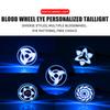 Motorcycle Brake Light Hokage Wheel Eyes Rotating Rainbow Flashing Tail Light Auxiliary Bulb Anime Thememodification Accessories
