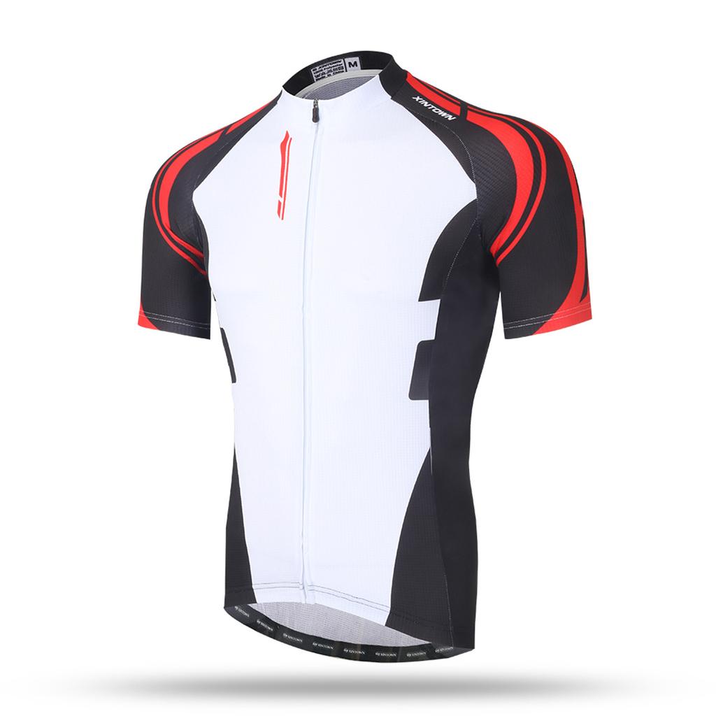 Cycling Clothes Men's Short Tops Slim-fitting New Summer Cycling Clothes Short-sleeved Tops Men's Cycling Clothes