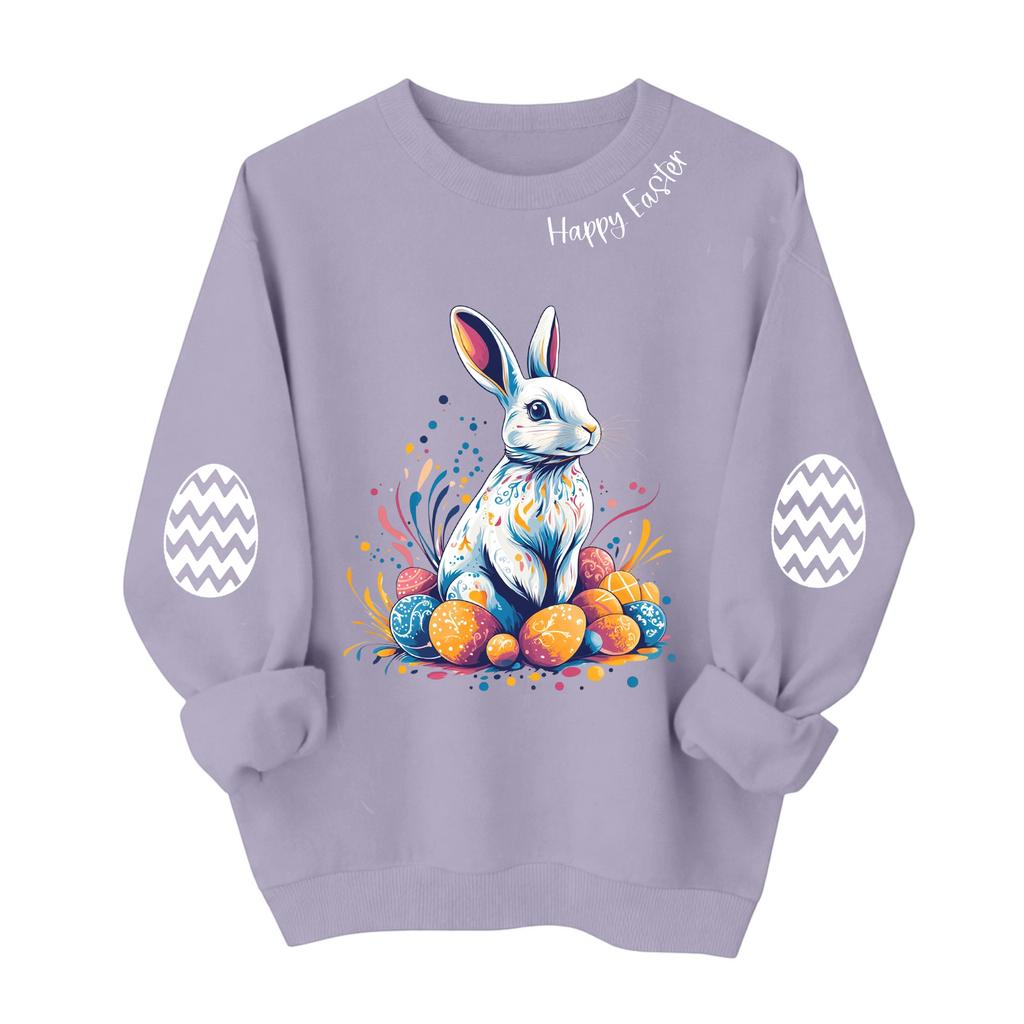 Crewneck Sweatshirt For Women Fall Graphic Sweatshirts Vacation Long Sleeve Drop Shoulder Pullover