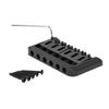 Electric Guitar Saddle Bridge Black Sturdy Durable Guitar Fixed Hardtail Saddle Bridge for Stratocas