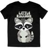 Little Raccoon Kids' T-Shirt - Cute Raccoon T-Shirt - Quotes Printed Tee Shirt for Kids, Black, 10-12 Years