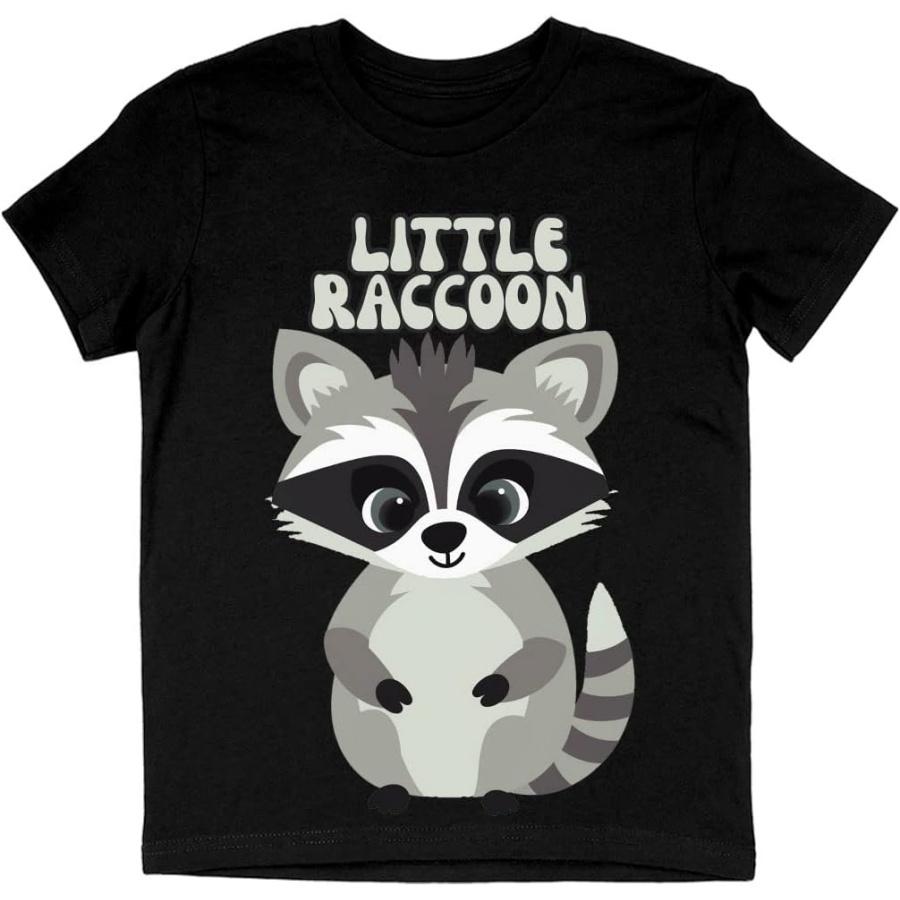 Little Raccoon Kids T-Shirt - Cute Raccoon T-Shirt - Quotes Printed Tee Shirt for Kids, Black, 10-12 Years XXXXXL разноцветный