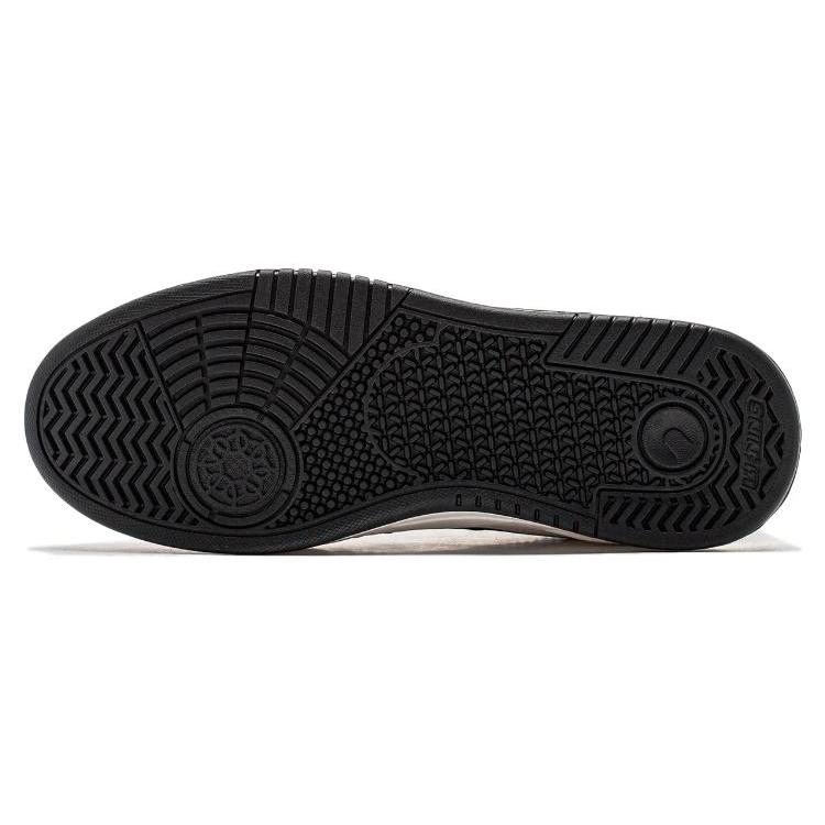 Li Ning Yuebai Breathable And Lightweight Low top Skateboard Shoes Women's White Black AGCS252-21
