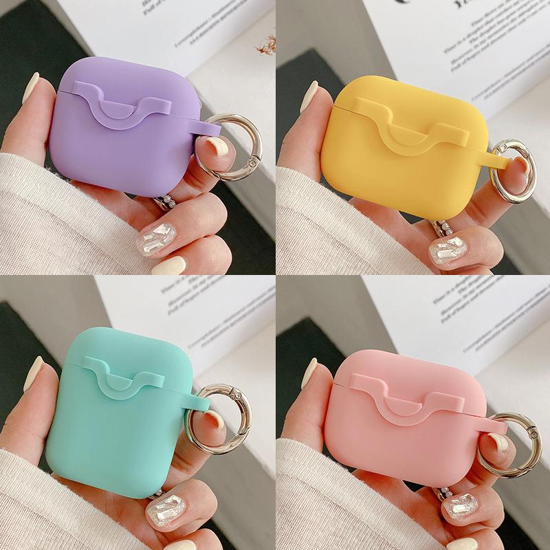 Spot Apple Pro1 Earphone Case Luminous Silicone for AirPods Earphone Case Solid Color Universal
