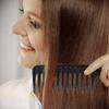 Wide Tooth Comb For Curly Hair(black) 9.65*2.36 Inches