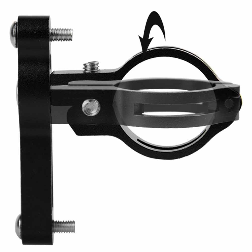 Venkovní adaptér na košík na láhev na kolo z CNC hliníkové slitiny, základna pro přizpůsobení, černá