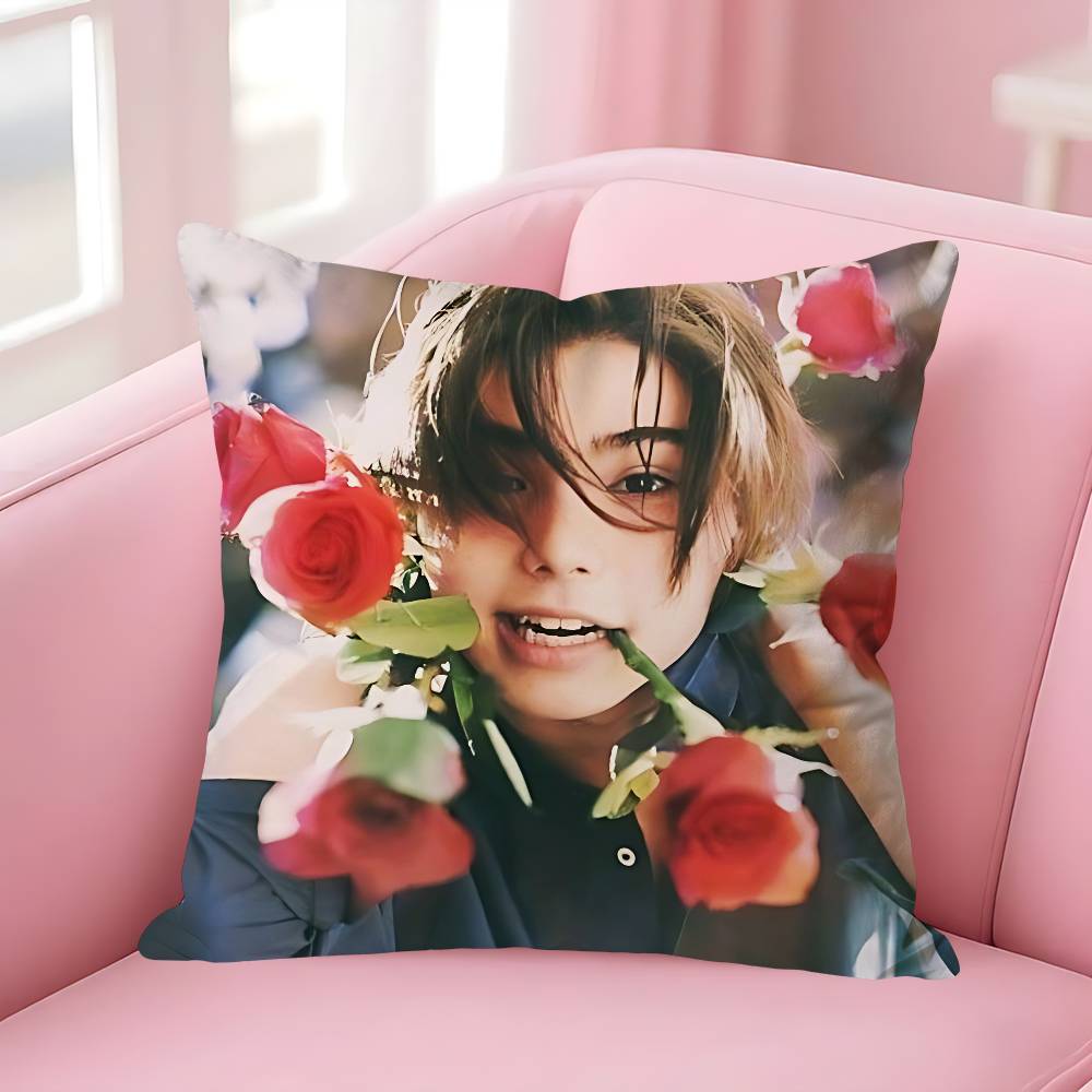 Actor NNijiro Murakami Pillow Cases for Bedroom Living Room Sofa Home Decor Polyester Cushion Cover with Zipper