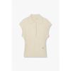 Collar Neck Ribbed Knit Pullover 7156250004