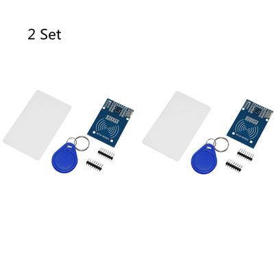 2 Set RFID Module 13.56MHz MFRC-RC522 NFC RF IC Card Keyfob