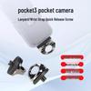 OSMO DJI Pocket 3 Camera Lanyard: 1/4" Quick Release Screw with Shoulder Strap