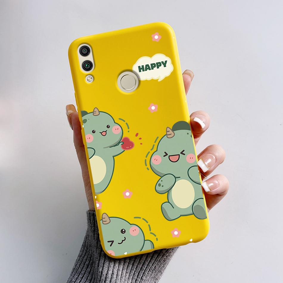 For Huawei Honor 8X Case Honor8X JSN-L22 JSN-L21 Bear Phone Case Soft TPU Cover Funda For Honor 8C BKK-L21 BKK-LX1 Honor8C Capa