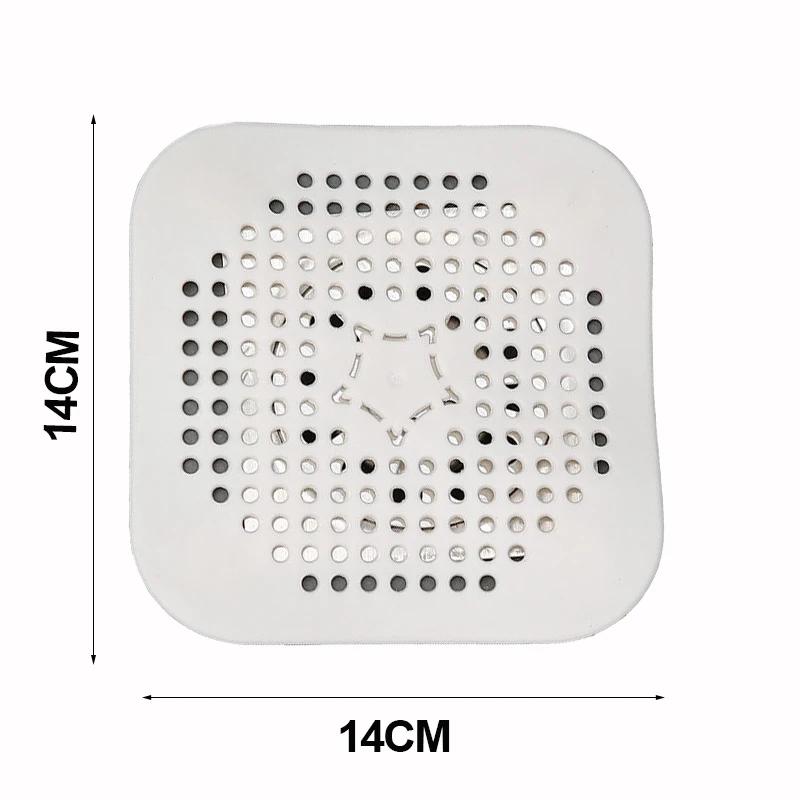 Filter Sink Plastic Mesh Sink Strainer Filter Bathroom Sink Strainer Drain Hole Filter Trap Waste Screen Kitchen Insulation Pads