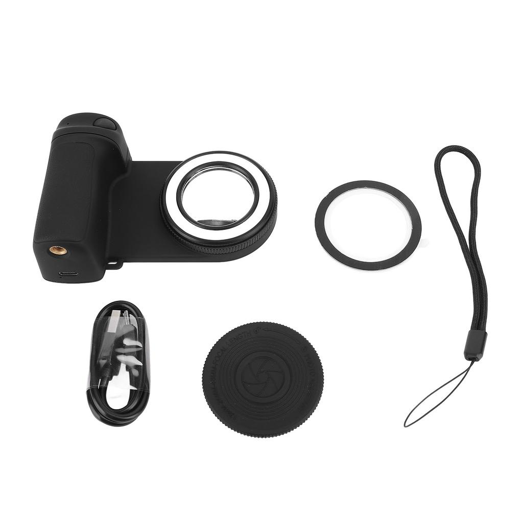 Magnetic Phone Camera Grip Rechargeable Fill Light Bluetooth Wireless Remote Control Phone Clamp