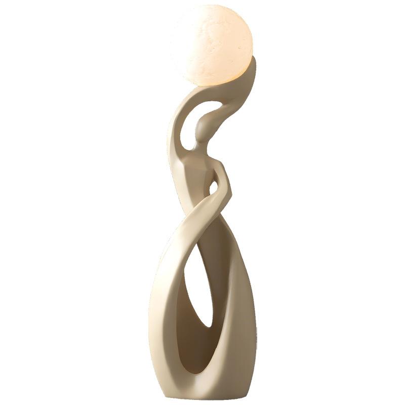 Creative Art Living Room LED Floor Lamp Next To TV Cabinet Home Decoration Sculpture Abstract Nordic Bedroom Lighting Fixtures