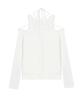 Nigaennikol Strap Twin Off Shoulder Top_White
