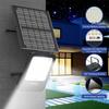 Solar Street Lights 1800W LED 150000LM IP67 Waterproof Outdoor Flood Lights with 16.4ft Cables