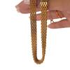 2025 summer new trend chain metal rough bracelet collarbone chain woven snake bone chain jewelry