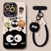 3D Coal Ball Apple 17 Pro Max Phone Case 17 Pro with Lanyard 17 Cute Air Silicone 16 Full Coverage Soft Case