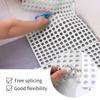 Rubber Floor Tiles Soft Pvc Non-Slip Tile Splicing Shower Mat Outdoor Cushion Mat For Restroom Deck Drain Pool Patio Balcon