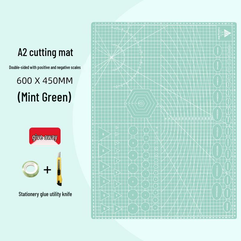 Huamei Handmade Cutting & Engraving Board Mat for Desktop & Student Use