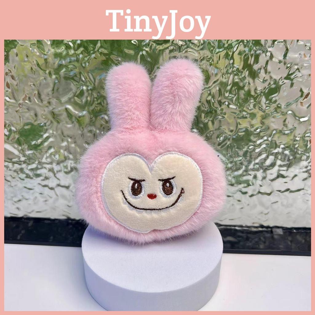 Plush Whimsical Rabbit Keychain Brooch Available In Multiple Vibrant Colors