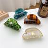 Nanrui Koreanischer Stil Farbverlauf Herz Acetat Haarspange für Damen - Vielseitige Mode Haifisch-Klammer