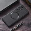 For Honor 200 5G Magnetic Case Litchi Texture PU Leather+TPU Phone Cover