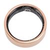 Smart Ring Rose Gold IP68 Water Proof Sleep Fitness Body Temperature Step Counting Ring for Reading Page Turning