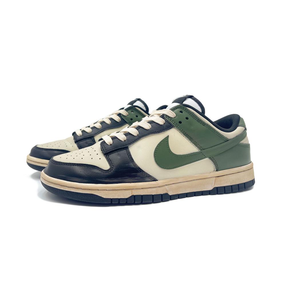 Nike Dunk Slip Resistant Abrasion Resistant Low top Skateboard Shoes Unisex Olive Green DD1391-100(Team188-)