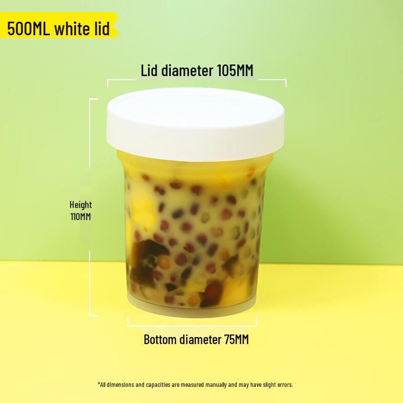 Handon Disposable Dessert Cups with Inner Inserts