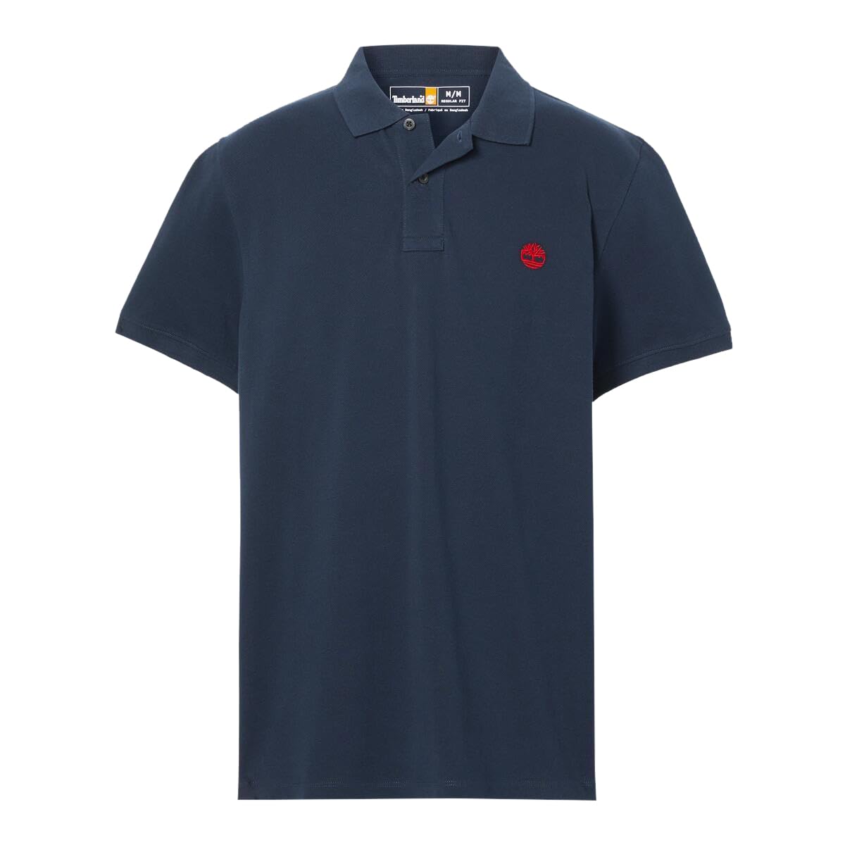 

Мужская футболка-поло Timberland темно-сапфирового цвета с коротким рукавом и логотипом на груди, размер XXL, TB0A24H24331