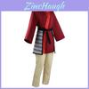 Mulan Cosplay Costume For Women With Polyester Spandex For Stage And Costume Play
