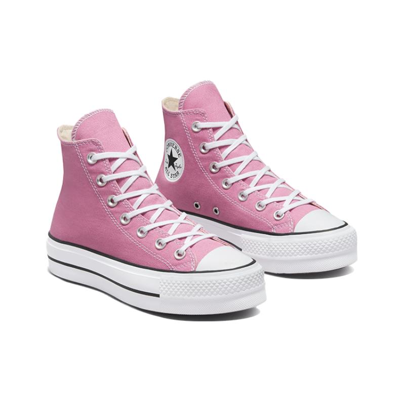 Converse Chuck Taylor All Star Lift High Comfortable & Versatile Durable & Breathable & Lightweight High Top Canvas Shoes Women's Pink