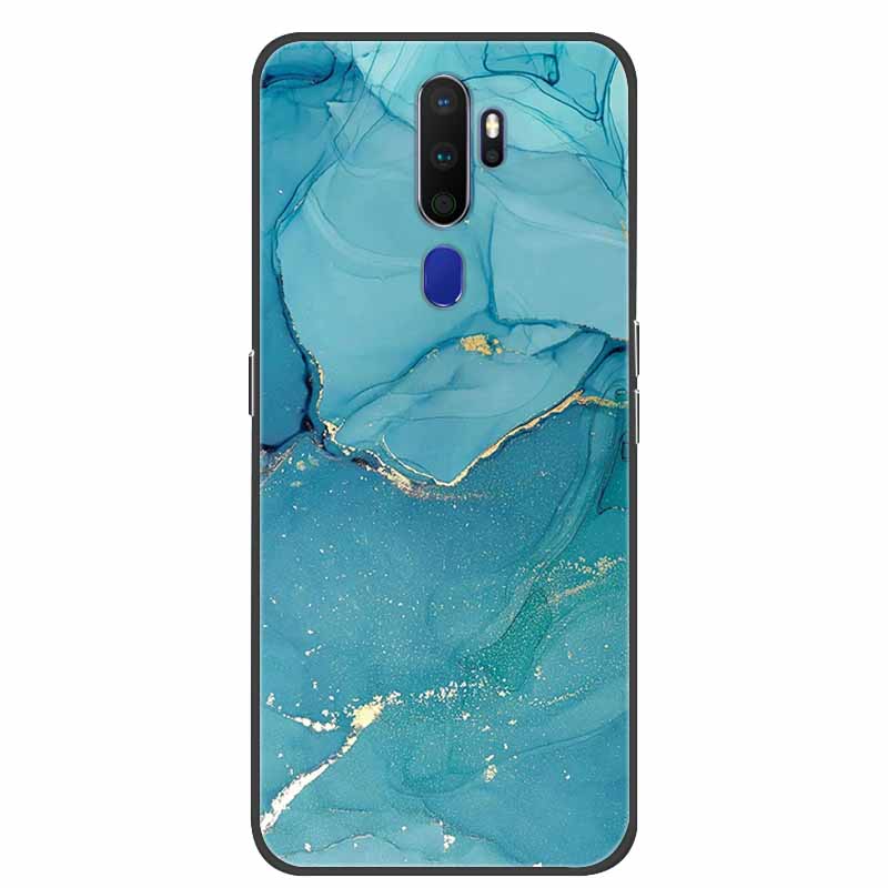 For OPPO A5 2020 Cases A9 2020 Marble Soft TPU Silicone Phone Covers For OPPO A9 2020 Case Fundas Bumper for OPPOA5 A 9 2020 Cat