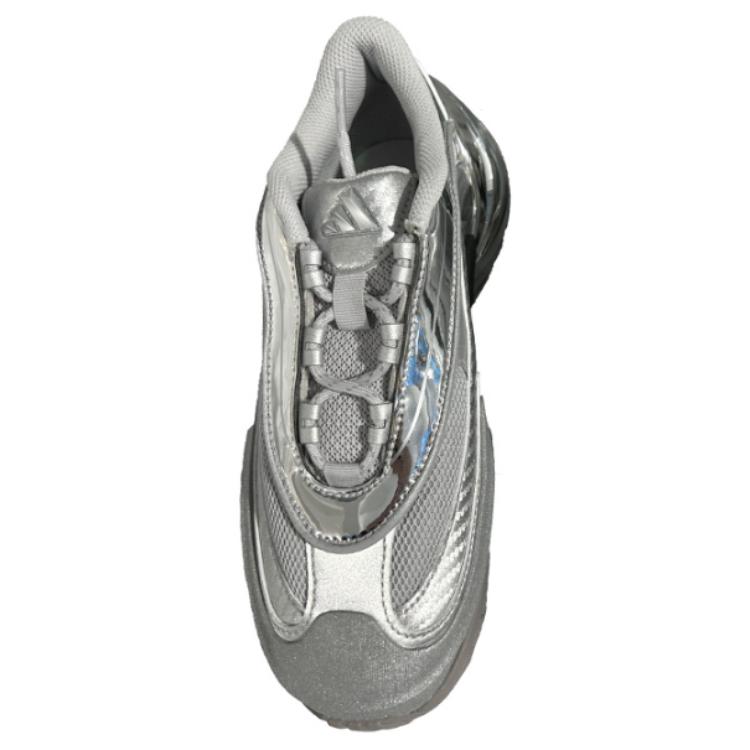 adidas Wonder Runner Low Top Laufschuhe Unisex Grau Silber Sneaker JR9635