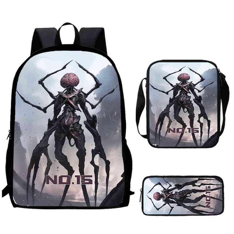 Monster No. 8 Schoolbag Multi-Functional Cross-Border Backpack