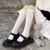 Cute Japanese Style JK Lace Calf Socks for Women | Bowknot Knee High Lolita Socks