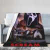 Scream Movie Horror Blanket Quality Warm Soft  Throw Blanket Winter Child Couch Bed Print Bedspread