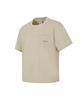 DISCOVERY EXPEDITION Women'S Freshvent Pocket Woven Short Sleeve T-Shirt (Beige2)