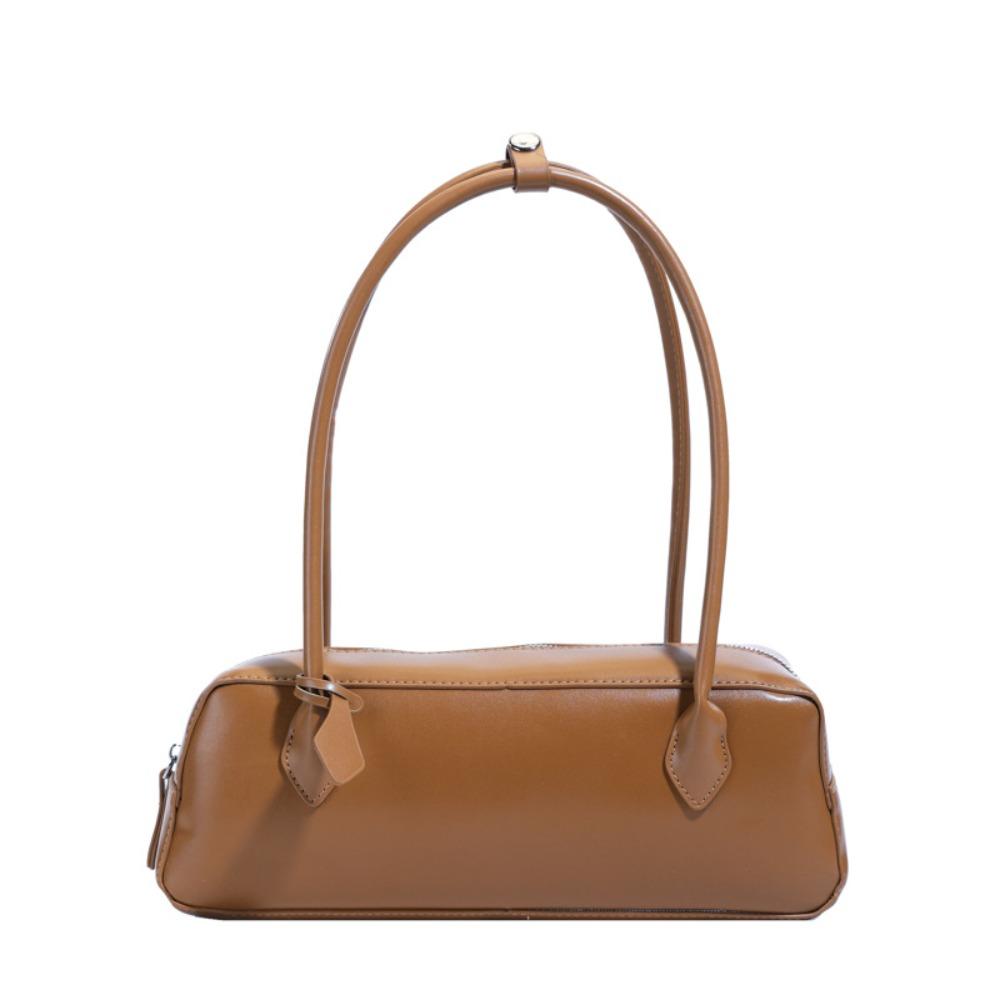 Large Capacity PU Shoulder Bag Korean Style Texture Underarm Bags French Stick Handbag Women