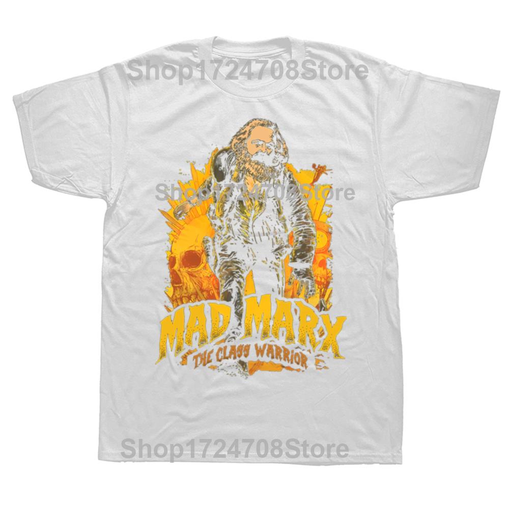 Men The Great Marx Attacks Vintage T Shirts Communist Meme Comfortable Cotton Clothes Funny Short Sleeve Tees Plus Size T-Shirt