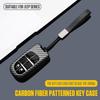 ABS Carbon Autoschlüsselhülle Hülle Fob für Jeep Renegade Compass Grand Cherokee für Chrysler 300C Wrangler Dodge Autozubehör